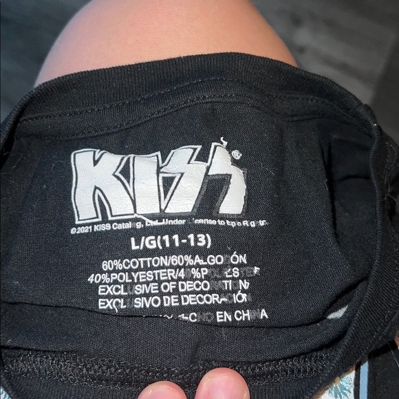 Kiss Black Cotton Blend Garment - Picture 3 of 3
